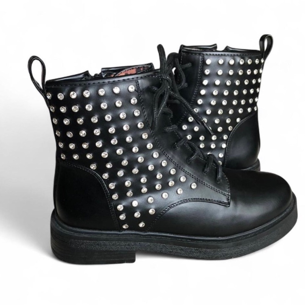 Girl's Boots Steve Madden Bossy Combat Boot Size 5